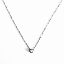 Colgante MINI CHATON Plata