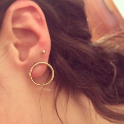Pendientes CIRCLE Oro 2