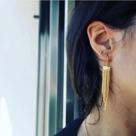 Pendientes CASCADA Oro