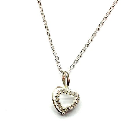 Colgante AMOR Plata Circón