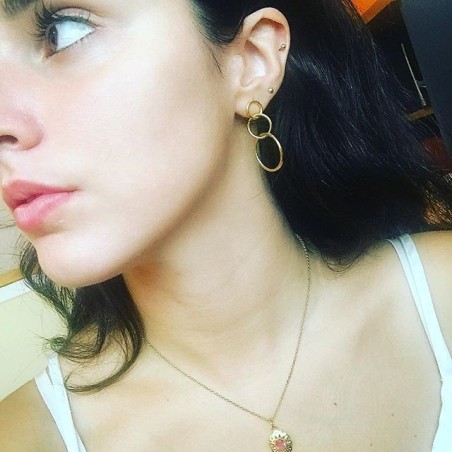 Pendientes TRICIRCLE Oro