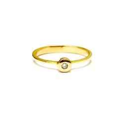 Anillo MINI CHATON Oro