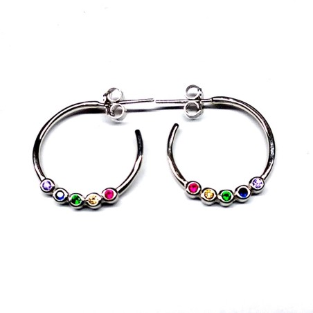 Pendientes HAWAI Plata