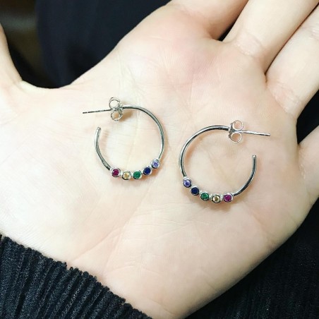 Pendientes HAWAI Plata