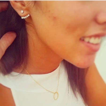 Pendientes PERLA PLATA
