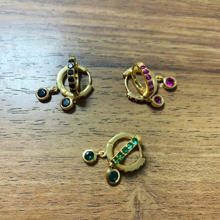 Pendientes VITAL ONIX Oro