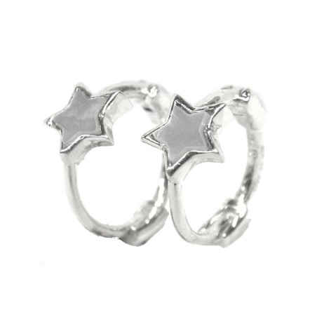 Pendientes AROS NASTAR Plata