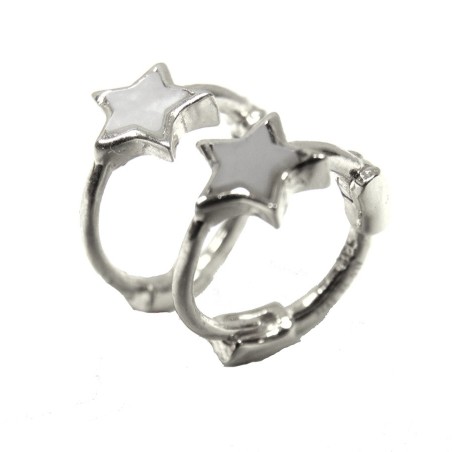 Pendientes AROS NASTAR Plata