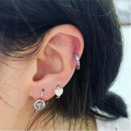 Pendientes AROS NASTAR Plata