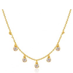 Colgante CRISTAL Oro