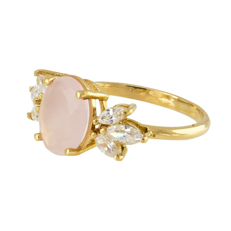 Anillo Pink Oval GOLD