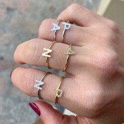 Anillo INITIAL Simple