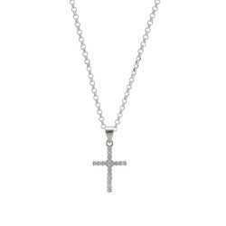 Colgante Croix Plata
