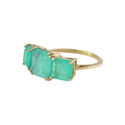 Anillo GORETTI ESMERALDA GOLD