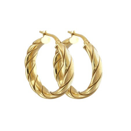 Pendientes Aros FEZ Oro