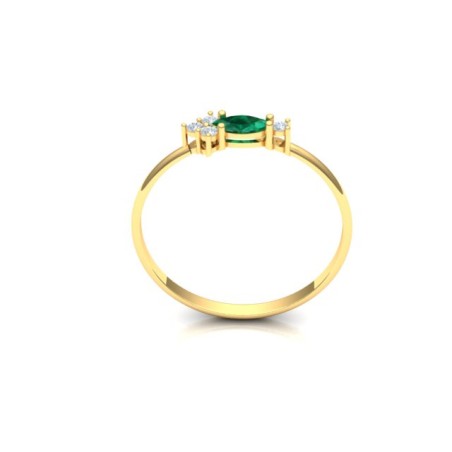 Anillo CINTA Zafiro Gold