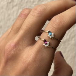 Anillo JIMENA Gold Rodolita 2