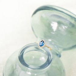 Anillo FERNANDA London Blue Gold 2