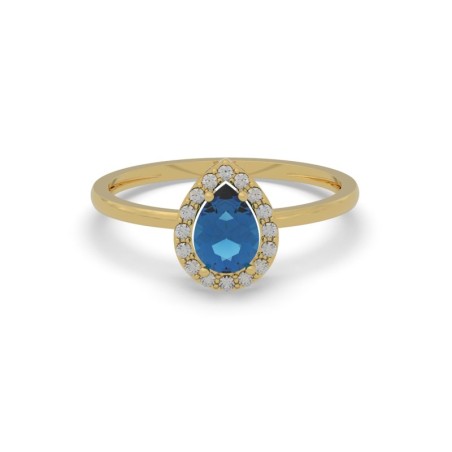 Anillo FERNANDA London Blue Gold