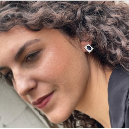 Pendientes ELIZABETH Zafiro