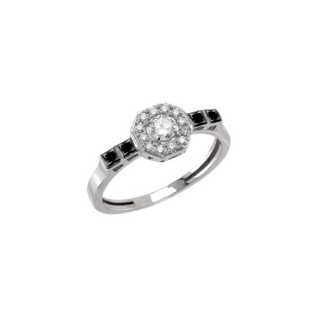 Anillo ESTEFANIA Negro Gold
