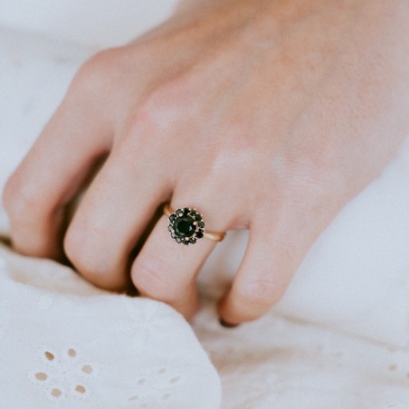 Anillo MINERVA  Negro Gold