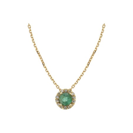 Colgante JOSEFINA Esmeralda Gold