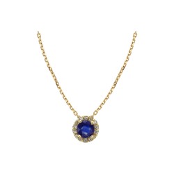 Colgante JOSEFINA Zafiro Gold