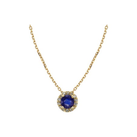 Colgante JOSEFINA Zafiro Gold