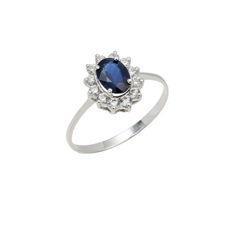 Anillo Mini DIANA ZAFIRO GOLD