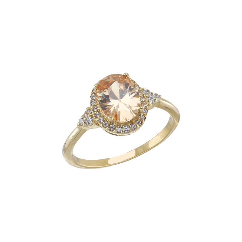 Anillo ADRIANA Citrino Gold