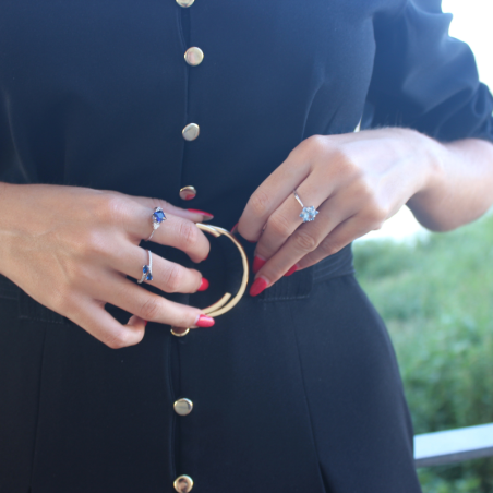 Anillo DONATELLA Zafiro Gold