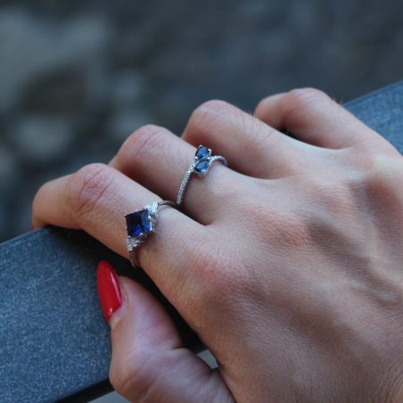 Anillo DONATELLA Zafiro Gold