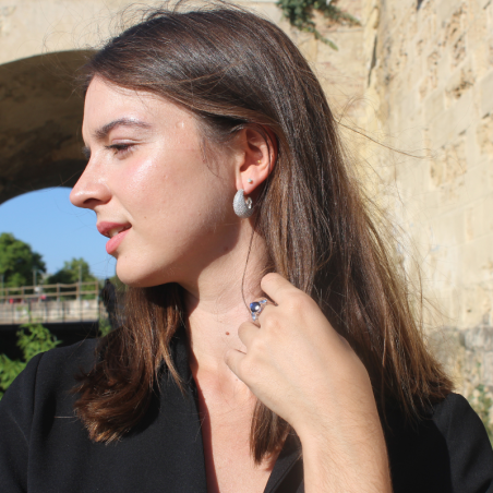 Anillo LUCRECIA Aguamarina Gold