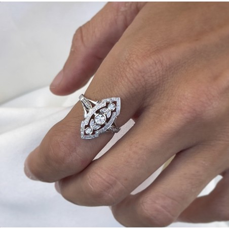Anillo PRISCILA Gold Art Deco