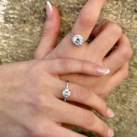 Anillo COMPROMISO Plata