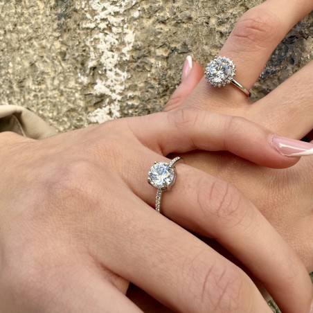Anillo COMPROMISO Plata