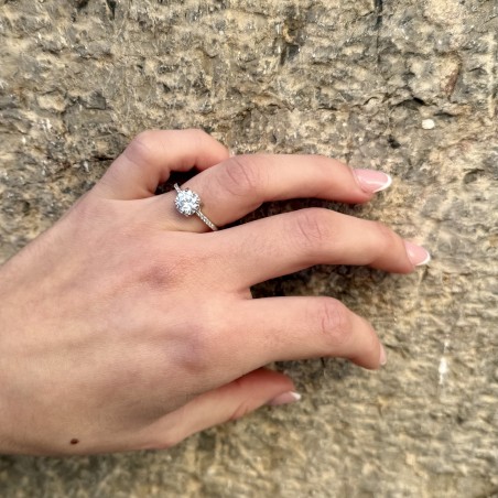 Anillo COMPROMISO Plata