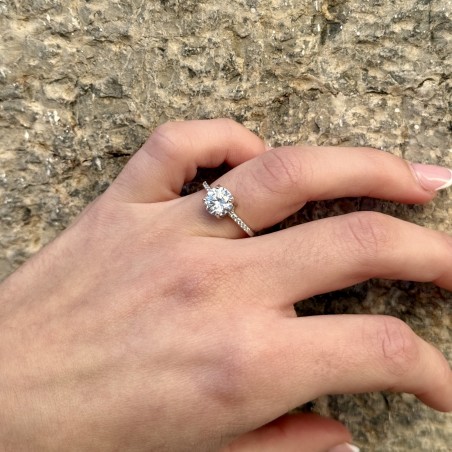 Anillo COMPROMISO Plata