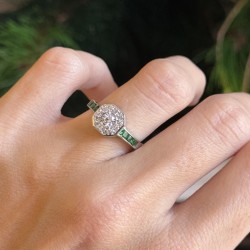 Anillo Camille Zafiro Plata 2