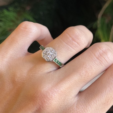 Anillo Camille Zafiro Plata
