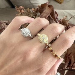 Anillo CUAJO circonitas 2