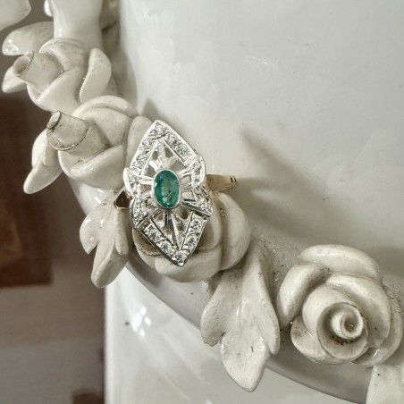 Anillo ISABELINO ESMERALDA
