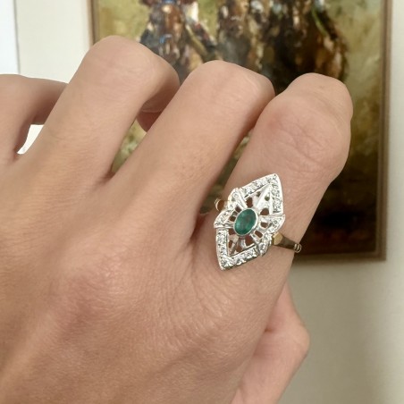 Anillo ISABELINO ESMERALDA