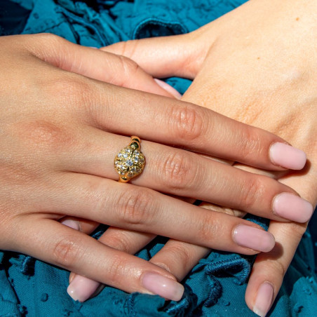 Anillo CUAJO circonitas