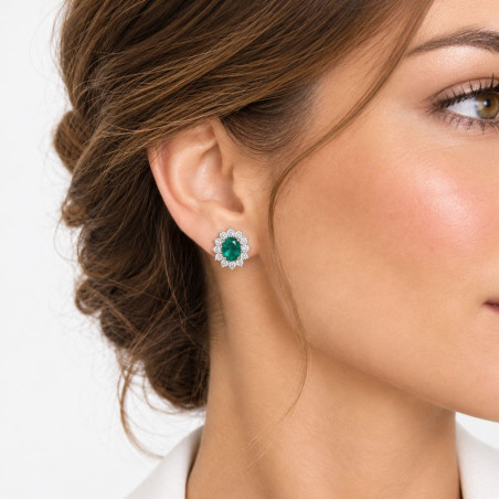 Pendientes DIANA Esmeralda