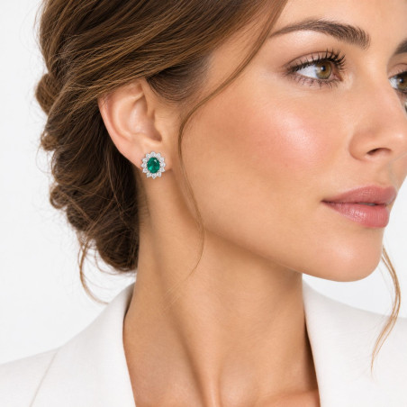 Pendientes DIANA Esmeralda